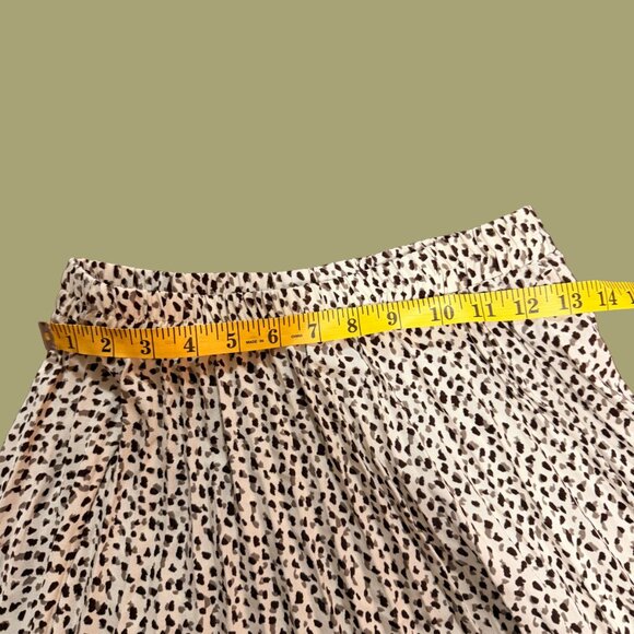 🖤 Wishlist Cream & Black Animal Print Midi Skirt (Size S) - Picture 5 of 7